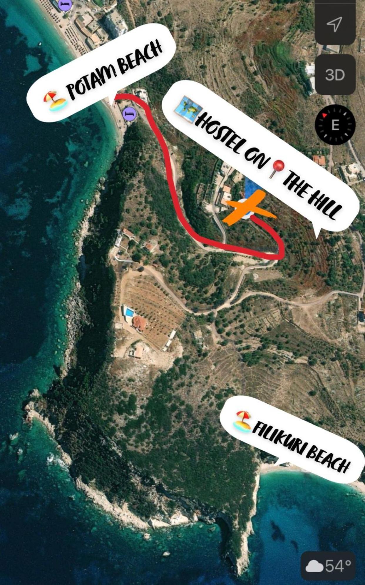 Hostel On The Hill - By Filikuri Beach Himarë Dış mekan fotoğraf